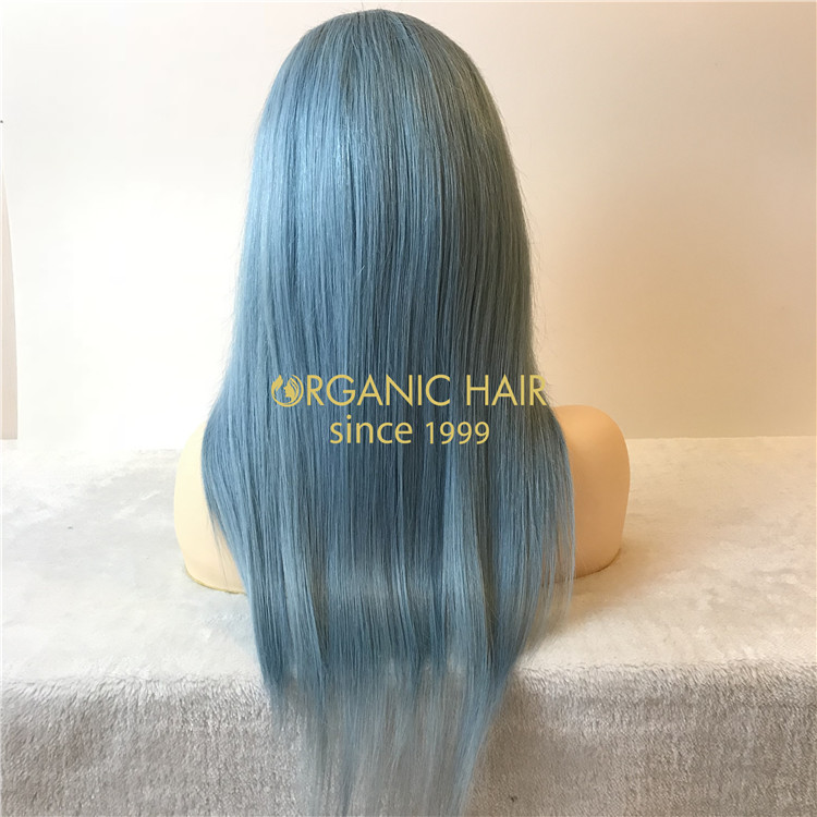 Beautiful human chinese hair full lace wigs cheap X108